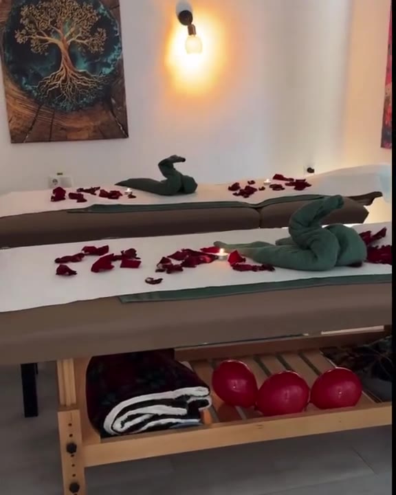 Sala de masaj cu lumânări